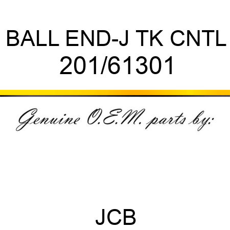 BALL END-J TK CNTL 201/61301