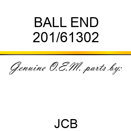 BALL END 201/61302