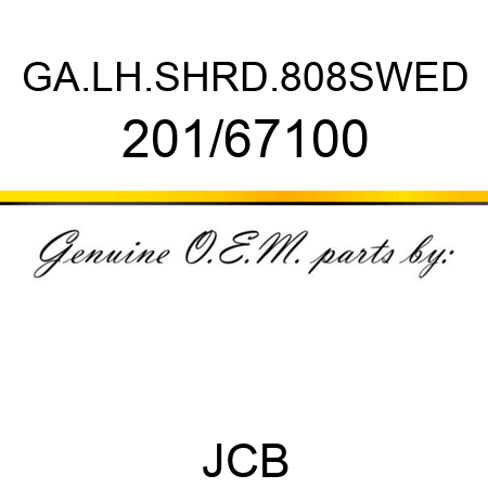 GA.LH.SHRD.808SWED 201/67100