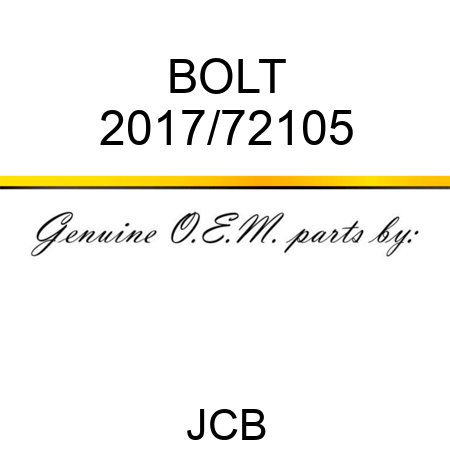 BOLT 2017/72105