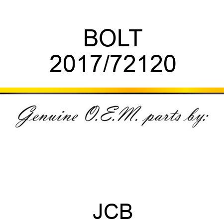 BOLT 2017/72120