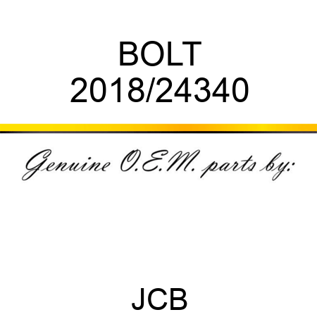 BOLT 2018/24340