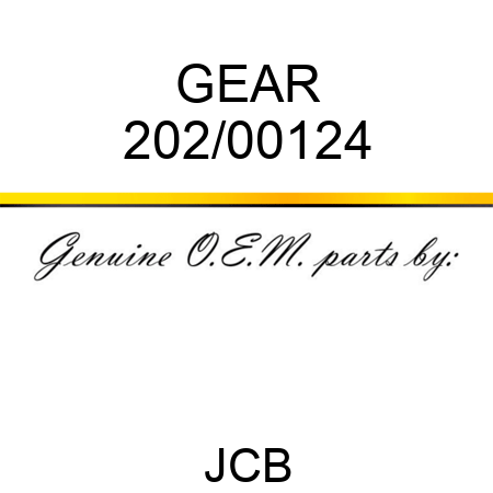 GEAR 202/00124