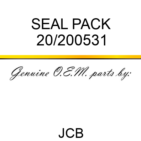 SEAL PACK 20/200531