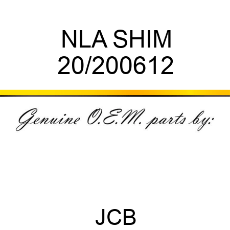 NLA SHIM 20/200612