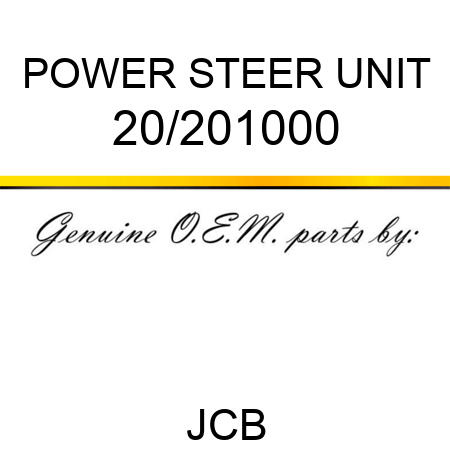 POWER STEER UNIT 20/201000