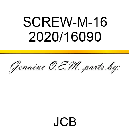 SCREW-M-16 2020/16090