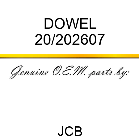 DOWEL 20/202607