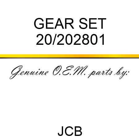 GEAR SET 20/202801