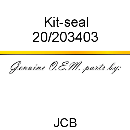 Kit-seal 20/203403