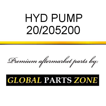 HYD PUMP 20/205200