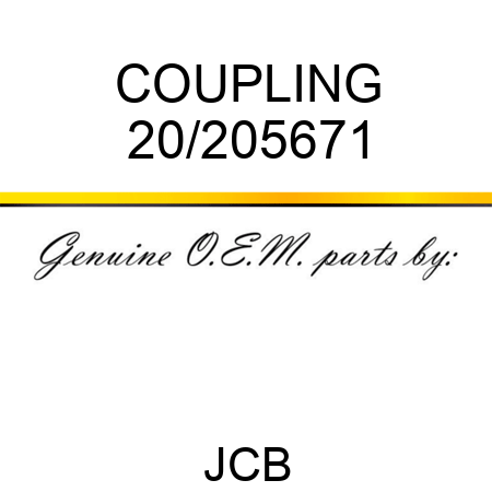 COUPLING 20/205671
