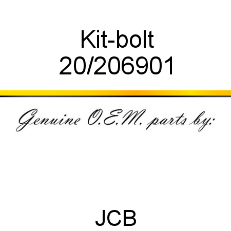 Kit-bolt 20/206901