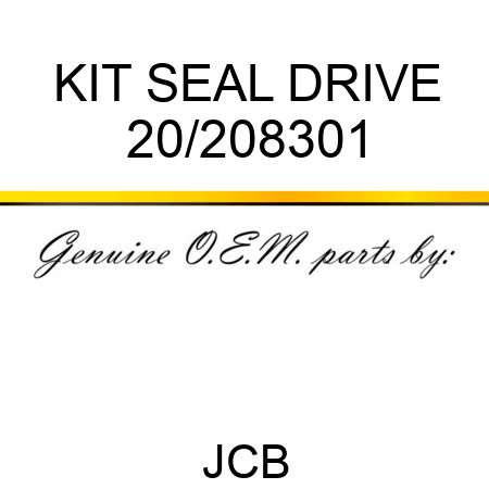 KIT SEAL DRIVE 20/208301