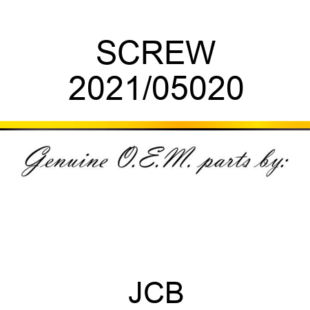 SCREW 2021/05020