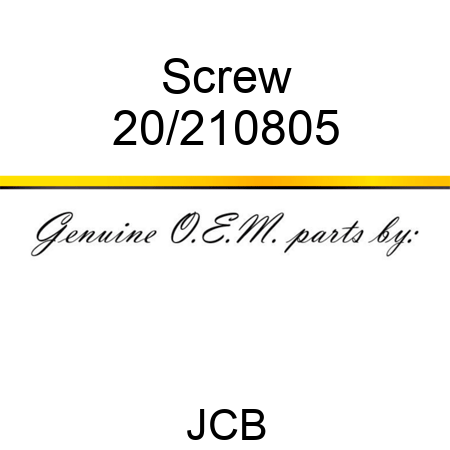 Screw 20/210805