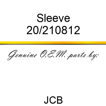 Sleeve 20/210812