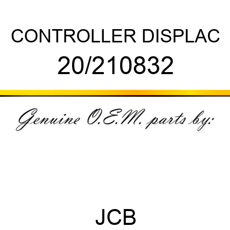 CONTROLLER DISPLAC 20/210832