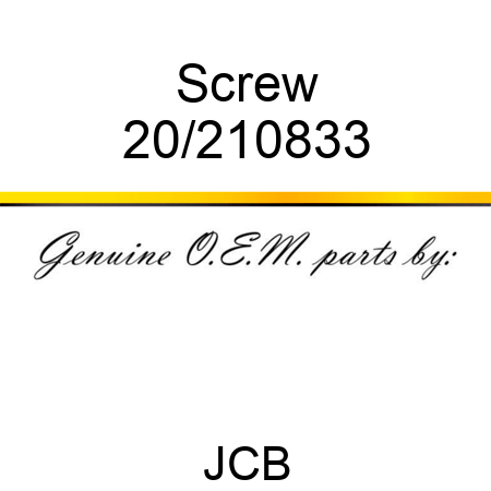 Screw 20/210833