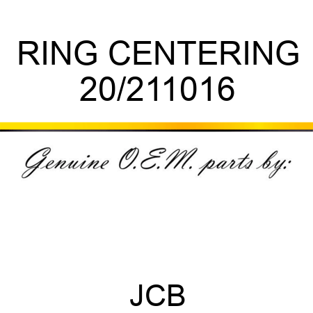 RING CENTERING 20/211016