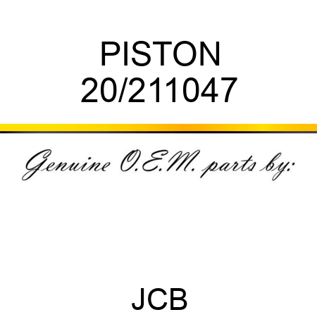 PISTON 20/211047