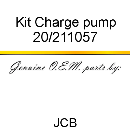 Kit, Charge pump 20/211057