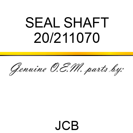 SEAL SHAFT 20/211070