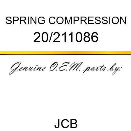 SPRING COMPRESSION 20/211086