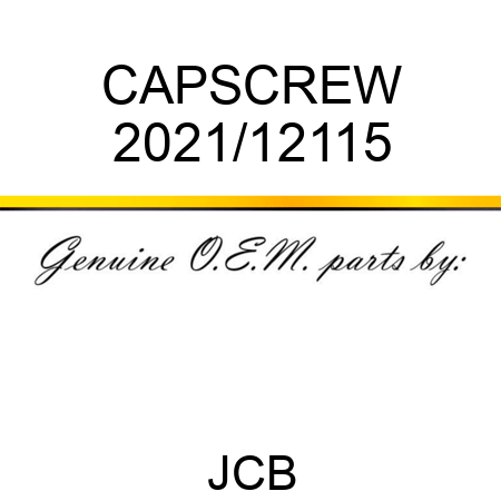 CAPSCREW 2021/12115