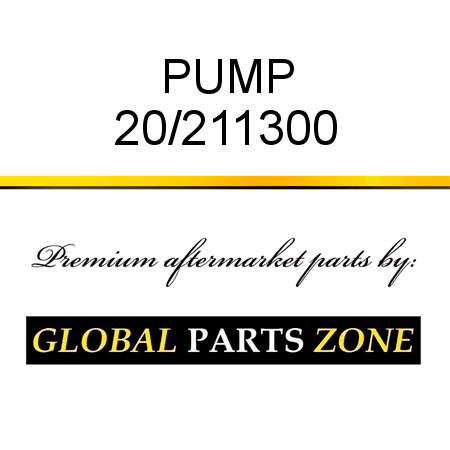 PUMP 20/211300