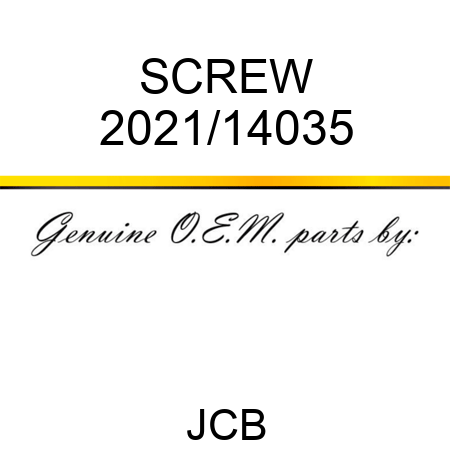 SCREW 2021/14035