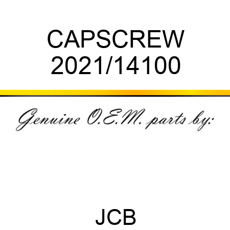 CAPSCREW 2021/14100