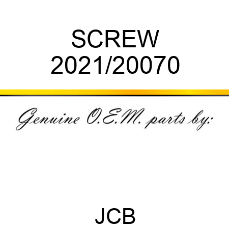 SCREW 2021/20070