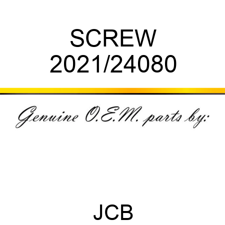 SCREW 2021/24080