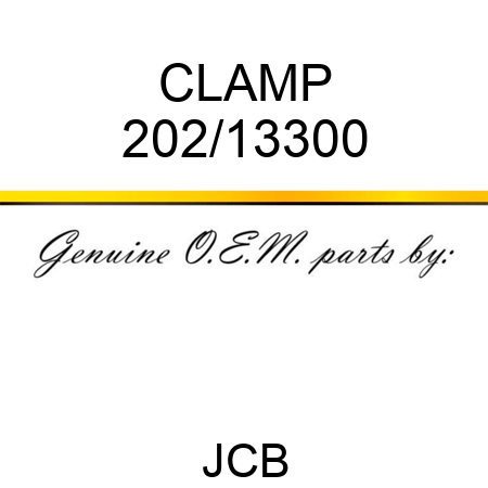 CLAMP 202/13300