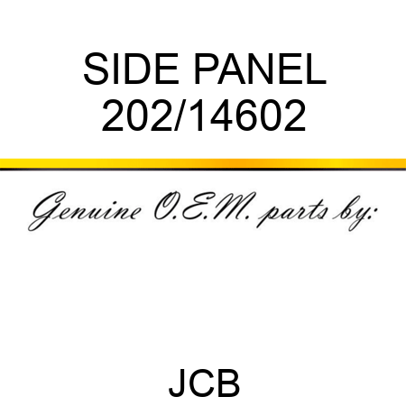 SIDE PANEL 202/14602