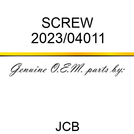 SCREW 2023/04011