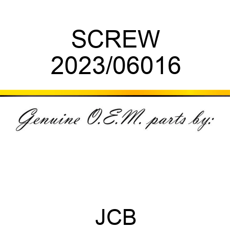 SCREW 2023/06016