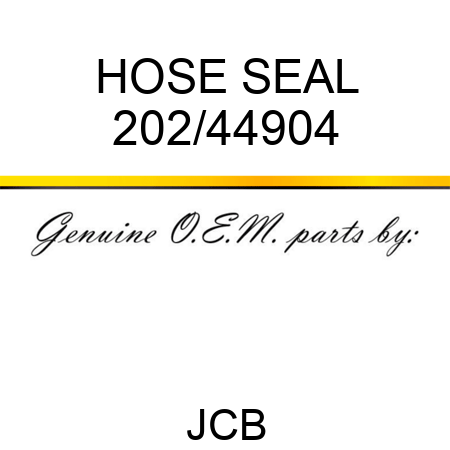 HOSE SEAL 202/44904