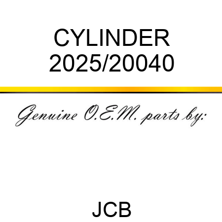 CYLINDER 2025/20040