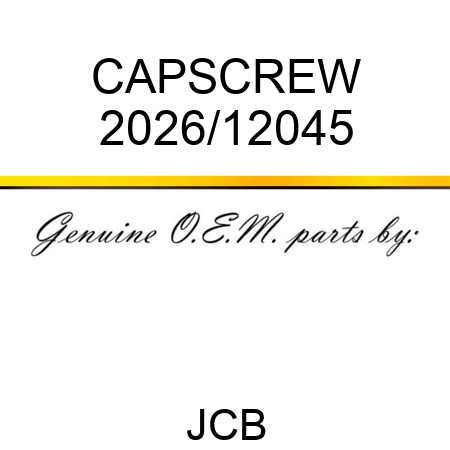 CAPSCREW 2026/12045