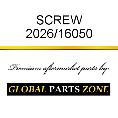 SCREW 2026/16050