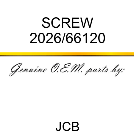 SCREW 2026/66120