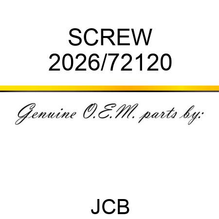 SCREW 2026/72120