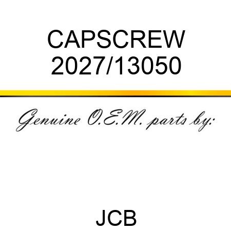 CAPSCREW 2027/13050