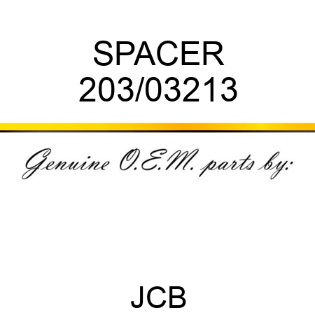 SPACER 203/03213