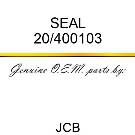 SEAL 20/400103