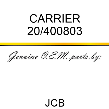 CARRIER 20/400803