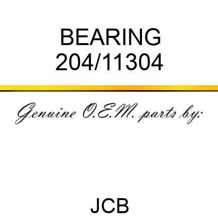 BEARING 204/11304