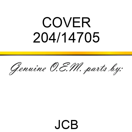 COVER 204/14705